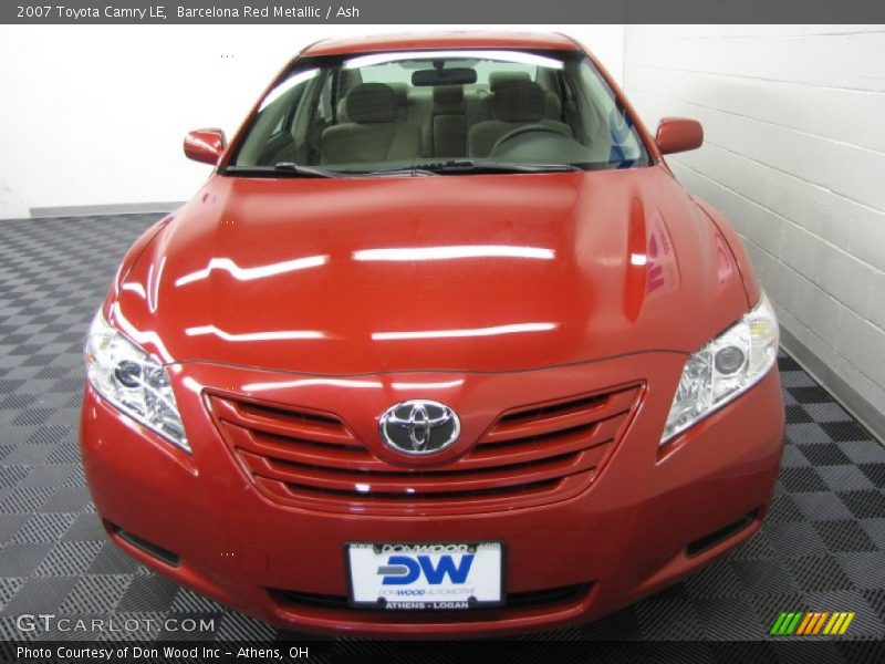 Barcelona Red Metallic / Ash 2007 Toyota Camry LE