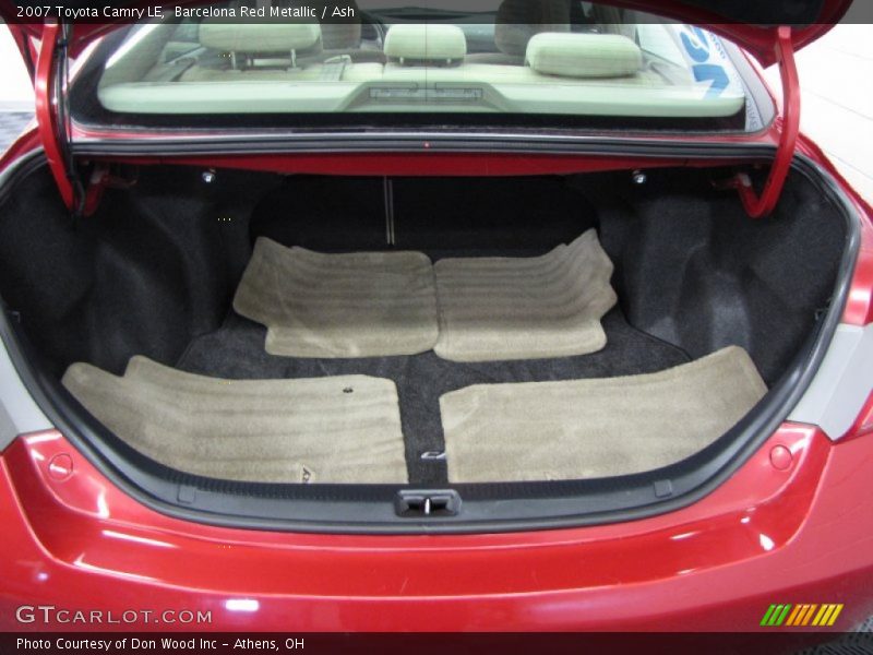 Barcelona Red Metallic / Ash 2007 Toyota Camry LE