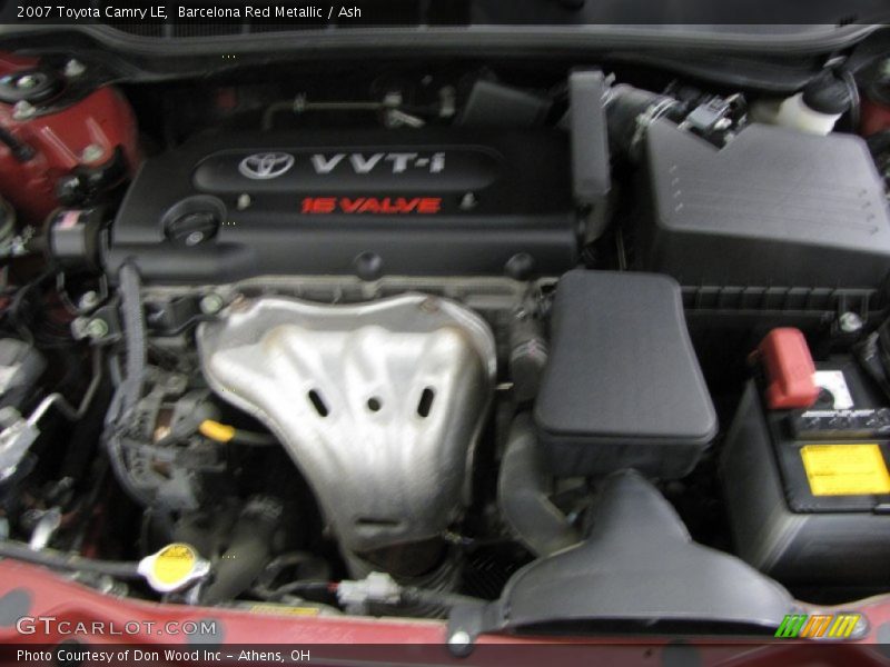 Barcelona Red Metallic / Ash 2007 Toyota Camry LE