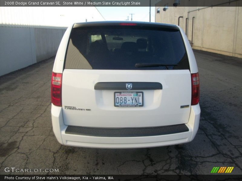 Stone White / Medium Slate Gray/Light Shale 2008 Dodge Grand Caravan SE