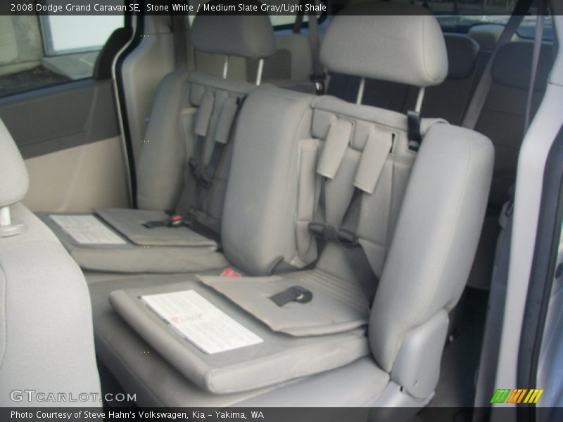 Stone White / Medium Slate Gray/Light Shale 2008 Dodge Grand Caravan SE
