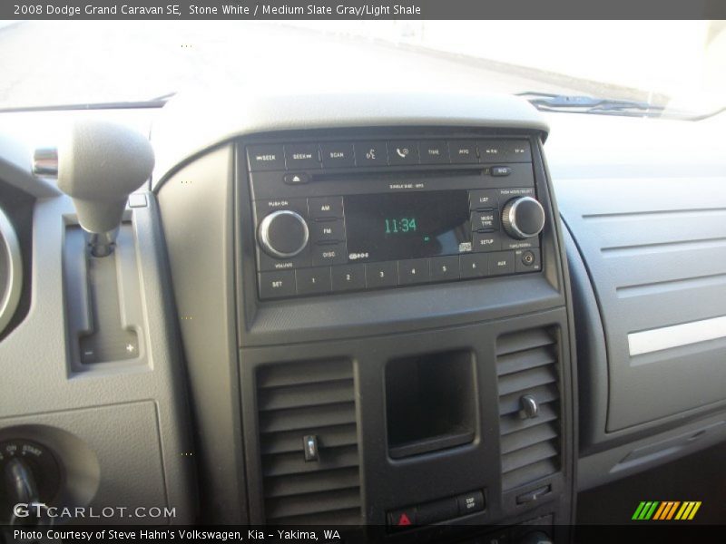 Stone White / Medium Slate Gray/Light Shale 2008 Dodge Grand Caravan SE