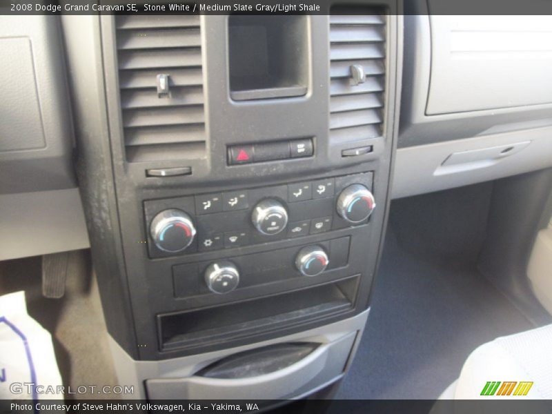 Stone White / Medium Slate Gray/Light Shale 2008 Dodge Grand Caravan SE