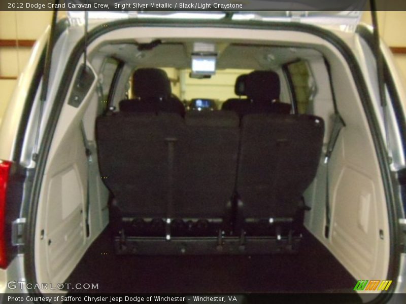 Bright Silver Metallic / Black/Light Graystone 2012 Dodge Grand Caravan Crew