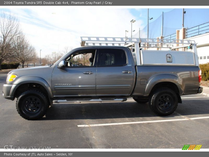Phantom Gray Pearl / Gray 2004 Toyota Tundra SR5 Double Cab 4x4