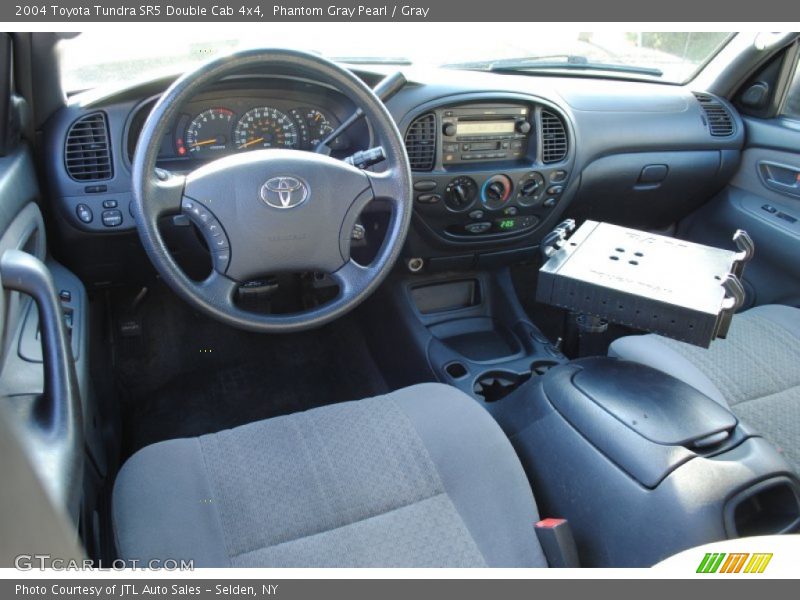 Phantom Gray Pearl / Gray 2004 Toyota Tundra SR5 Double Cab 4x4