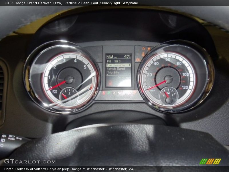  2012 Grand Caravan Crew Crew Gauges