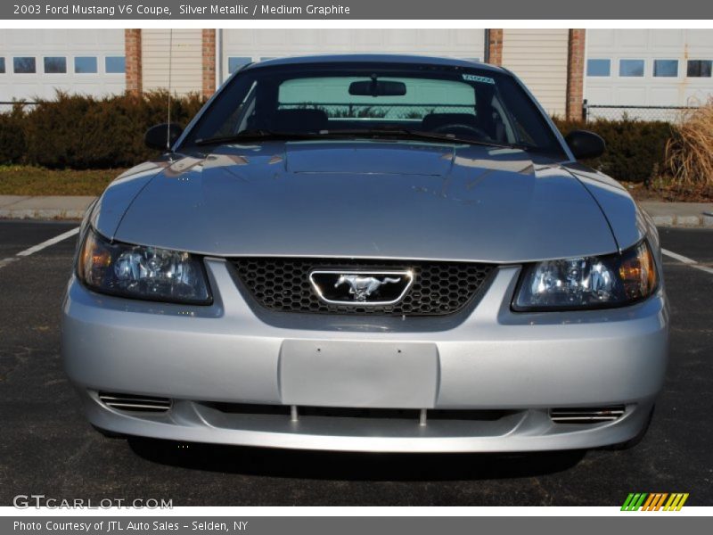 Silver Metallic / Medium Graphite 2003 Ford Mustang V6 Coupe