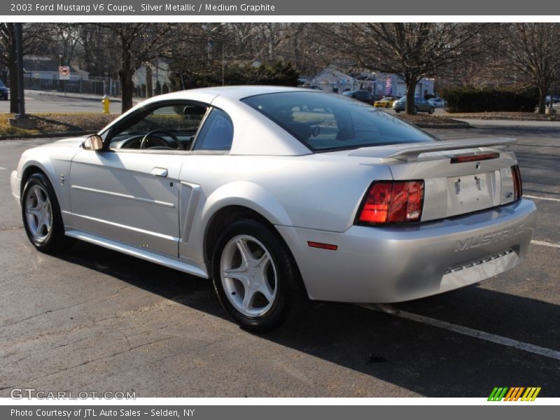 Silver Metallic / Medium Graphite 2003 Ford Mustang V6 Coupe