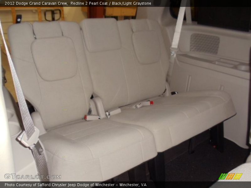 Redline 2 Pearl Coat / Black/Light Graystone 2012 Dodge Grand Caravan Crew