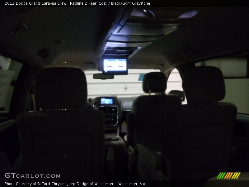 Redline 2 Pearl Coat / Black/Light Graystone 2012 Dodge Grand Caravan Crew