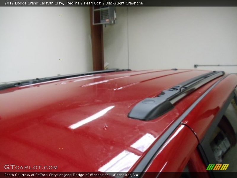 Redline 2 Pearl Coat / Black/Light Graystone 2012 Dodge Grand Caravan Crew