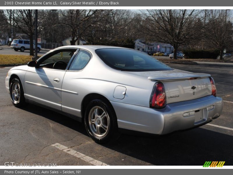 Galaxy Silver Metallic / Ebony Black 2003 Chevrolet Monte Carlo LS