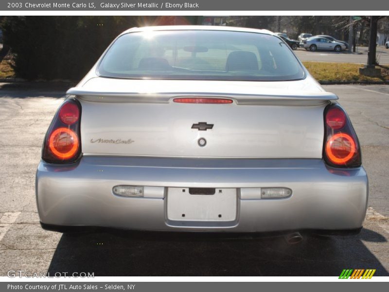 Galaxy Silver Metallic / Ebony Black 2003 Chevrolet Monte Carlo LS