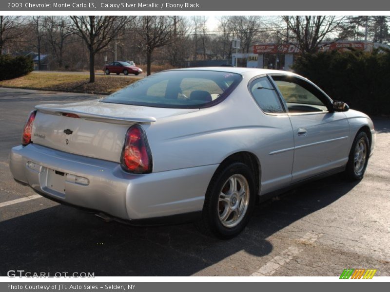 Galaxy Silver Metallic / Ebony Black 2003 Chevrolet Monte Carlo LS