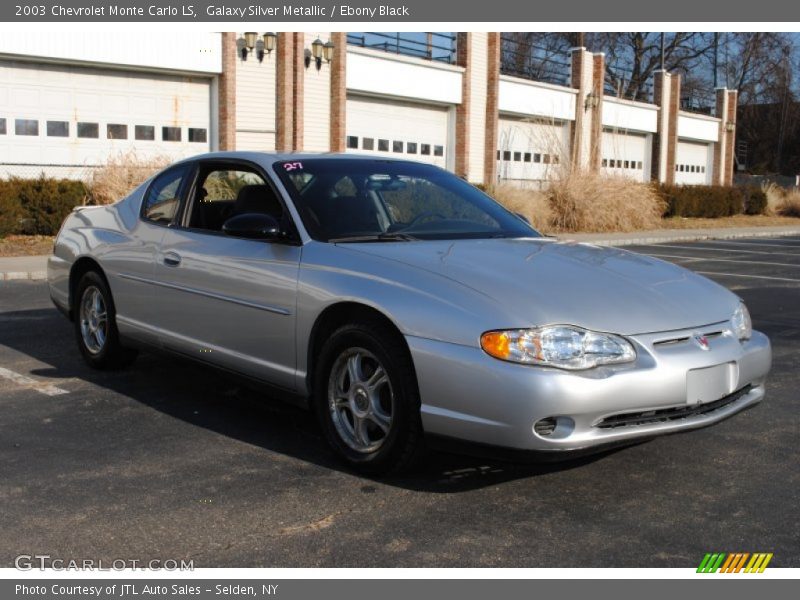 Galaxy Silver Metallic / Ebony Black 2003 Chevrolet Monte Carlo LS