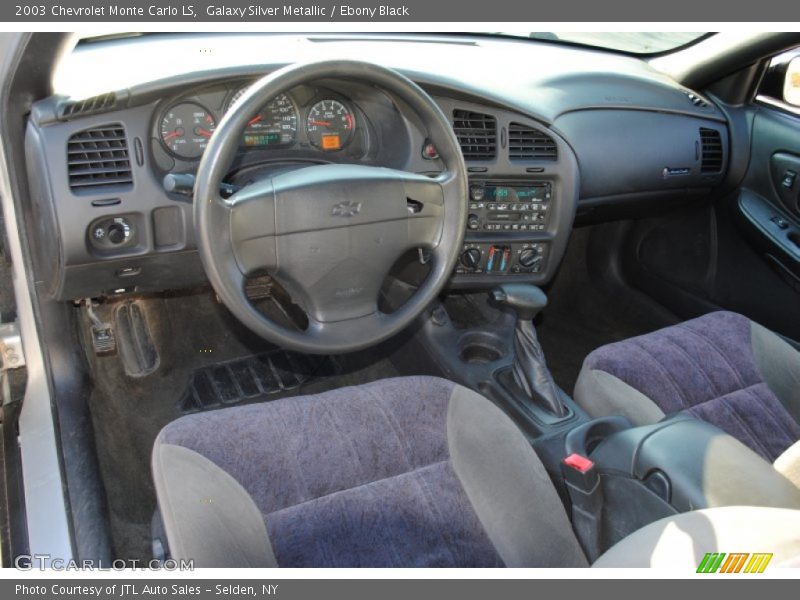 Galaxy Silver Metallic / Ebony Black 2003 Chevrolet Monte Carlo LS