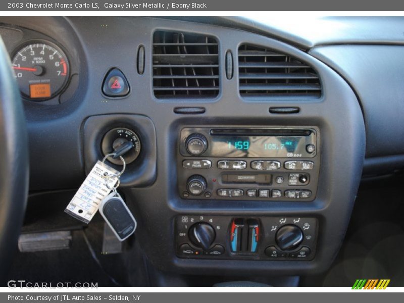 Galaxy Silver Metallic / Ebony Black 2003 Chevrolet Monte Carlo LS