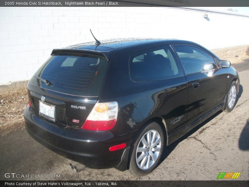 Nighthawk Black Pearl / Black 2005 Honda Civic Si Hatchback