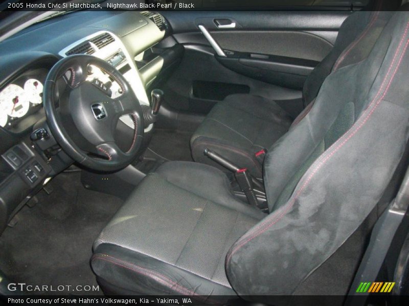  2005 Civic Si Hatchback Black Interior