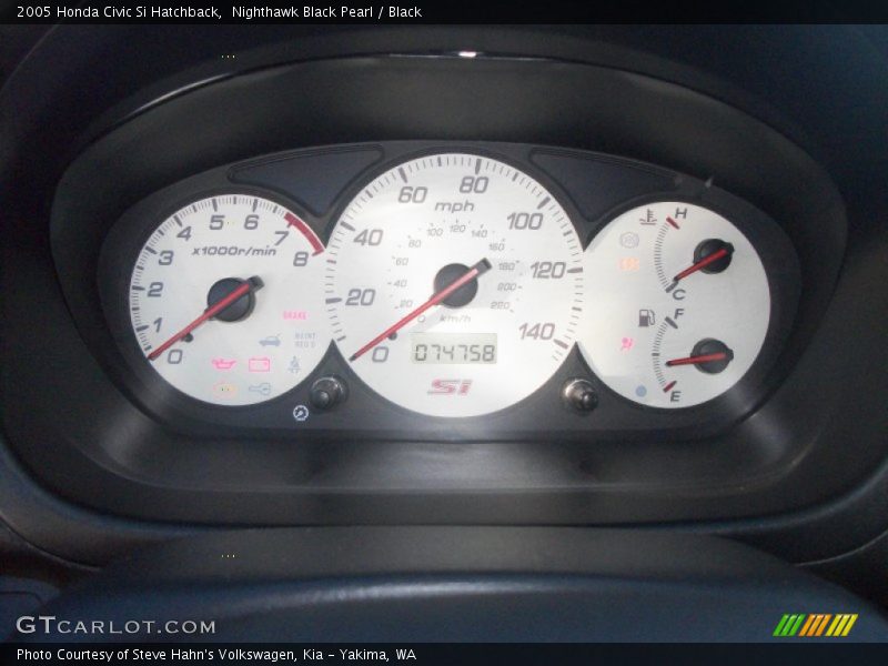  2005 Civic Si Hatchback Si Hatchback Gauges