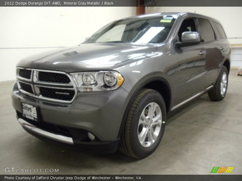 Mineral Gray Metallic / Black 2012 Dodge Durango SXT AWD