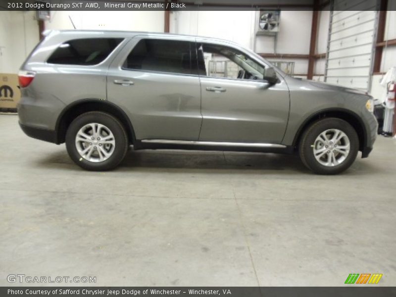 Mineral Gray Metallic / Black 2012 Dodge Durango SXT AWD