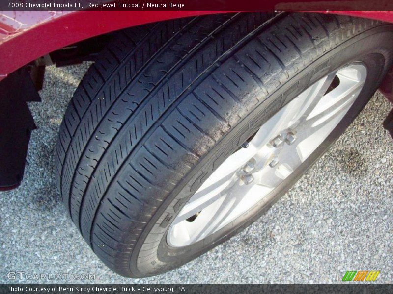 Red Jewel Tintcoat / Neutral Beige 2008 Chevrolet Impala LT