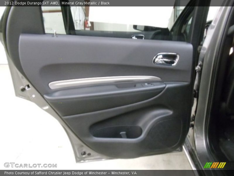 Mineral Gray Metallic / Black 2012 Dodge Durango SXT AWD