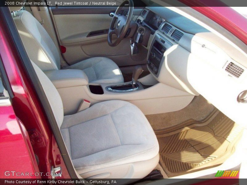 Red Jewel Tintcoat / Neutral Beige 2008 Chevrolet Impala LT