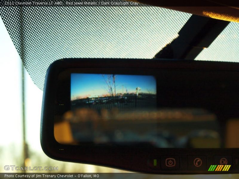 Red Jewel Metallic / Dark Gray/Light Gray 2011 Chevrolet Traverse LT AWD