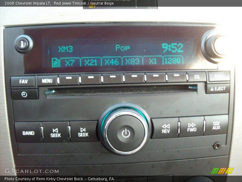 Red Jewel Tintcoat / Neutral Beige 2008 Chevrolet Impala LT