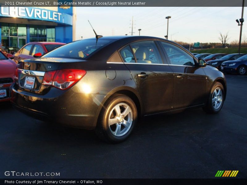 Black Granite Metallic / Cocoa/Light Neutral Leather 2011 Chevrolet Cruze LT