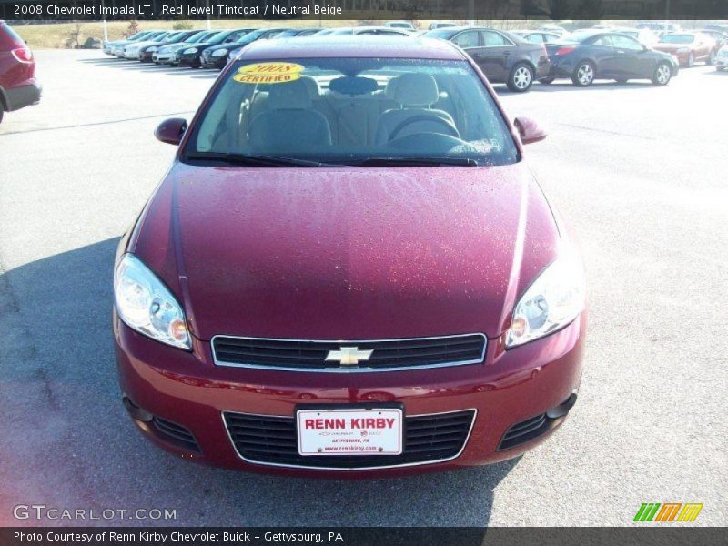 Red Jewel Tintcoat / Neutral Beige 2008 Chevrolet Impala LT