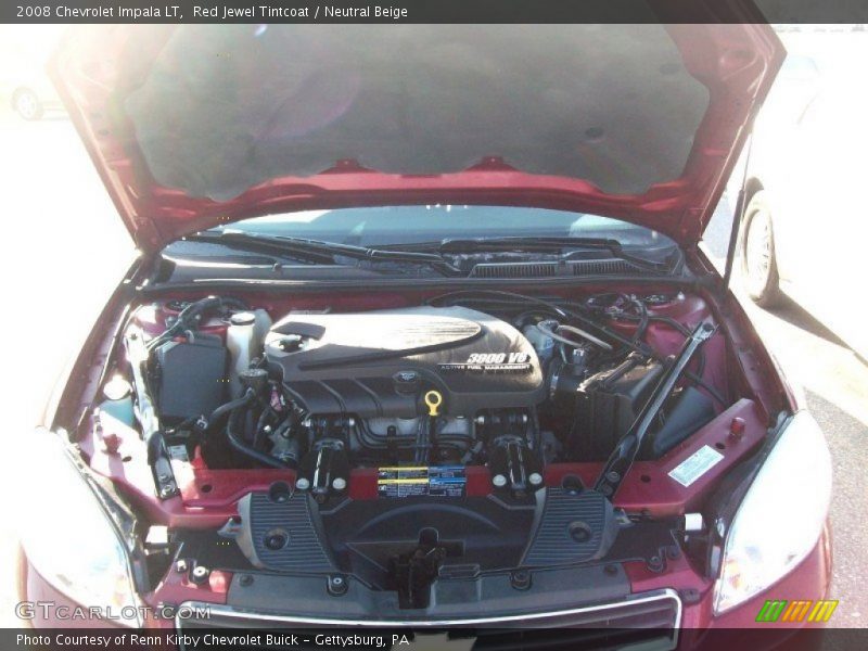 Red Jewel Tintcoat / Neutral Beige 2008 Chevrolet Impala LT