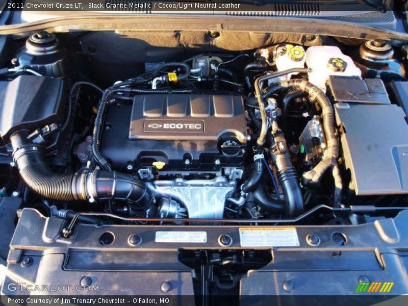 Black Granite Metallic / Cocoa/Light Neutral Leather 2011 Chevrolet Cruze LT