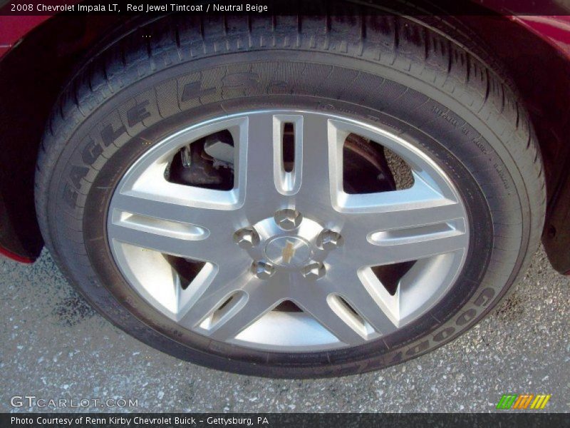 Red Jewel Tintcoat / Neutral Beige 2008 Chevrolet Impala LT