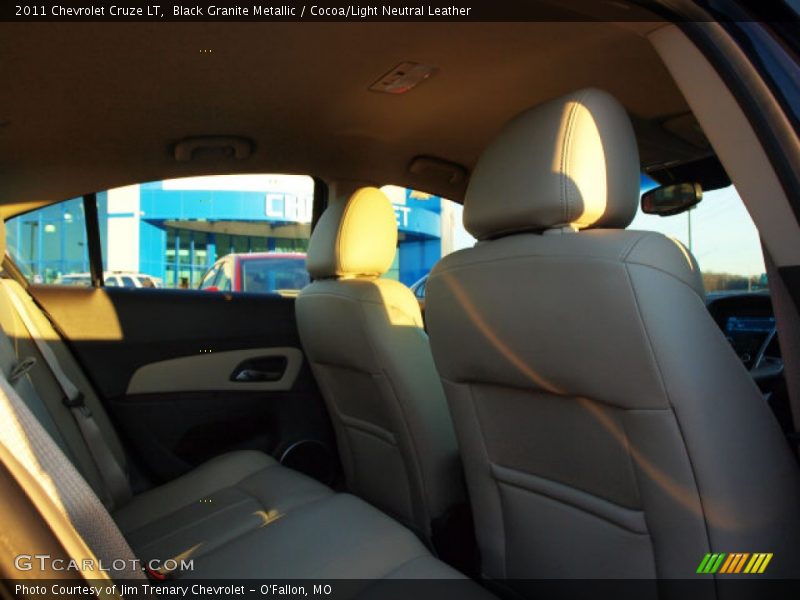 Black Granite Metallic / Cocoa/Light Neutral Leather 2011 Chevrolet Cruze LT