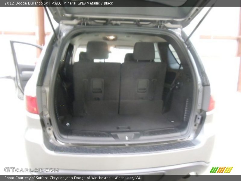  2012 Durango SXT AWD Trunk