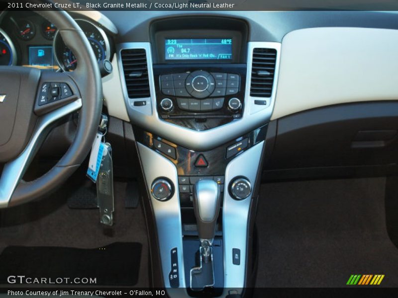 Black Granite Metallic / Cocoa/Light Neutral Leather 2011 Chevrolet Cruze LT
