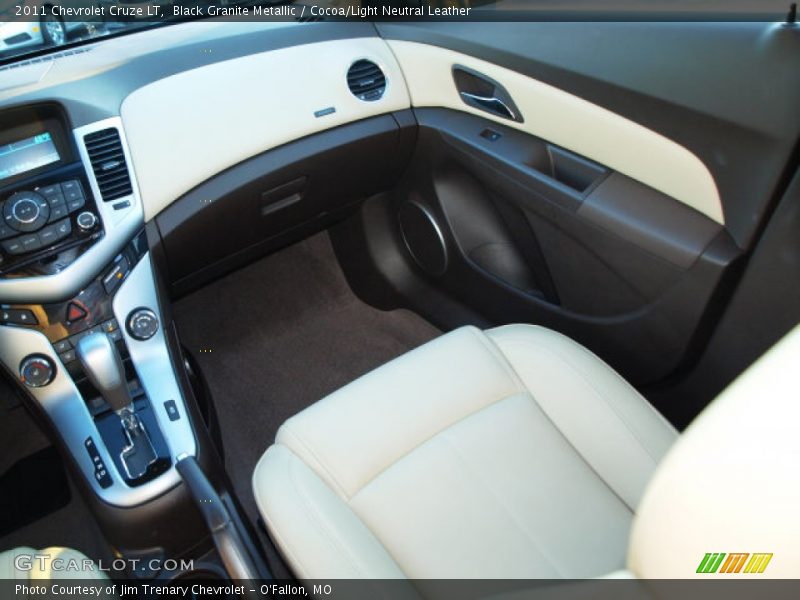 Black Granite Metallic / Cocoa/Light Neutral Leather 2011 Chevrolet Cruze LT