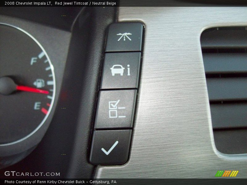 Red Jewel Tintcoat / Neutral Beige 2008 Chevrolet Impala LT