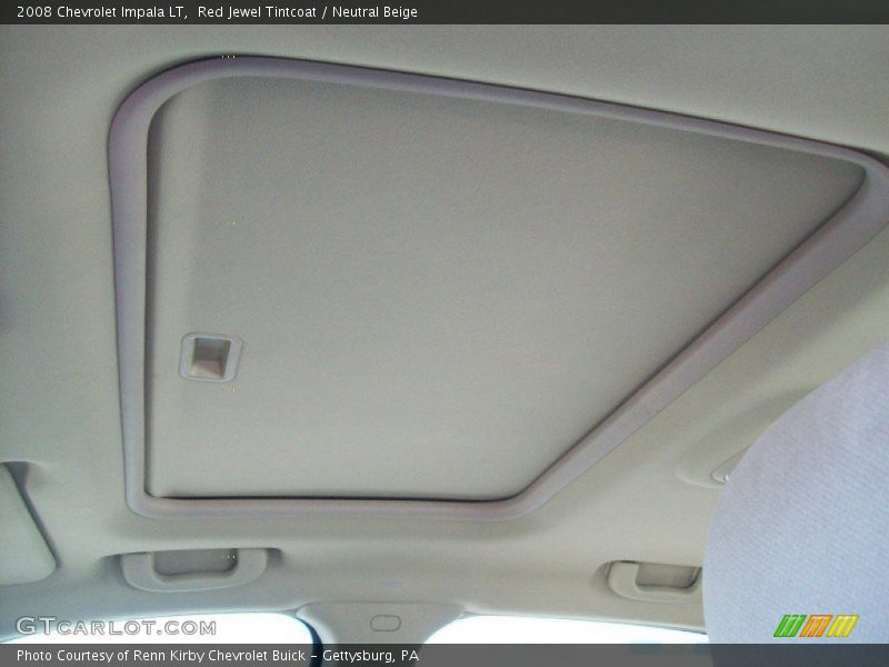 Red Jewel Tintcoat / Neutral Beige 2008 Chevrolet Impala LT