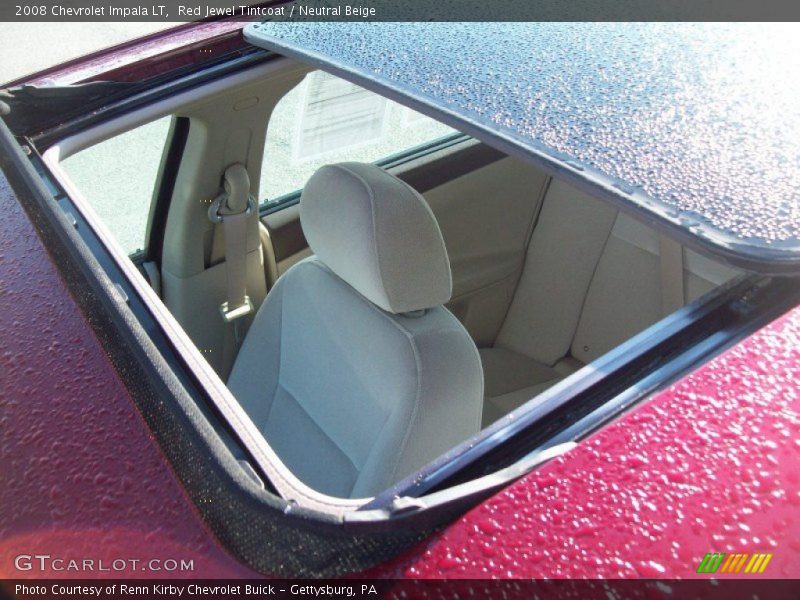 Red Jewel Tintcoat / Neutral Beige 2008 Chevrolet Impala LT