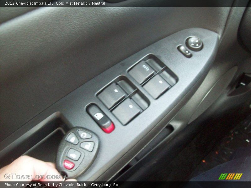 Gold Mist Metallic / Neutral 2012 Chevrolet Impala LT