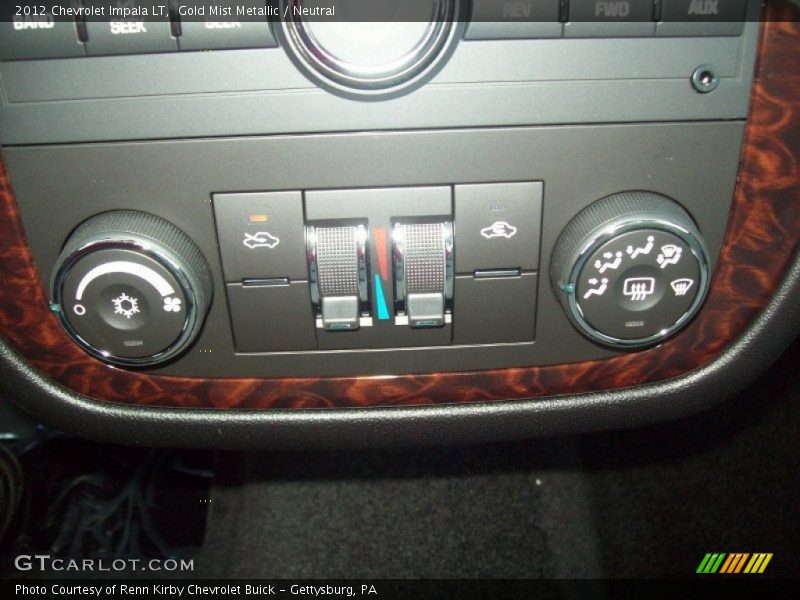 Gold Mist Metallic / Neutral 2012 Chevrolet Impala LT