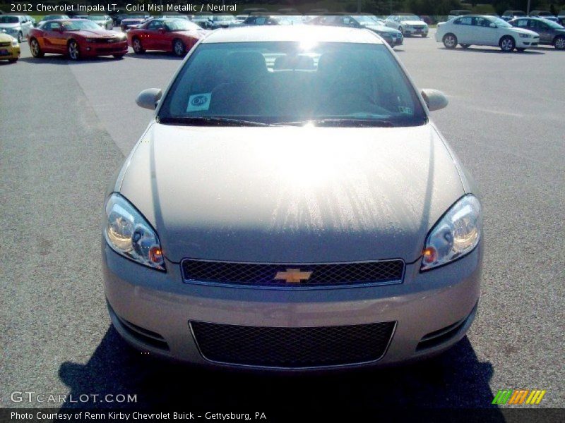 Gold Mist Metallic / Neutral 2012 Chevrolet Impala LT