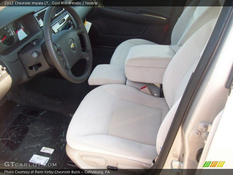 Gold Mist Metallic / Neutral 2012 Chevrolet Impala LT