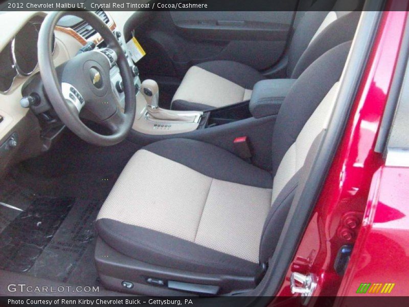 Crystal Red Tintcoat / Cocoa/Cashmere 2012 Chevrolet Malibu LT