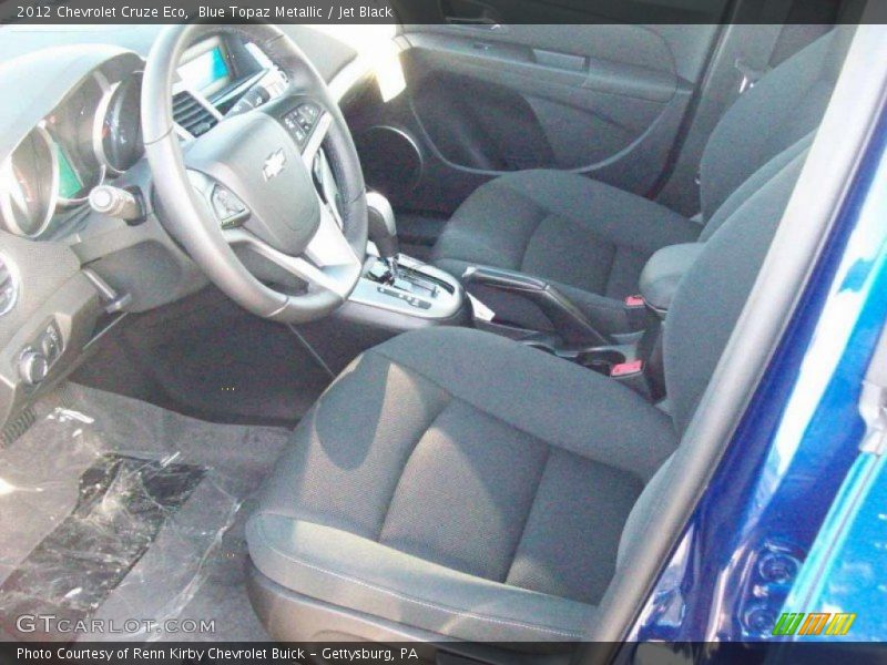 Blue Topaz Metallic / Jet Black 2012 Chevrolet Cruze Eco